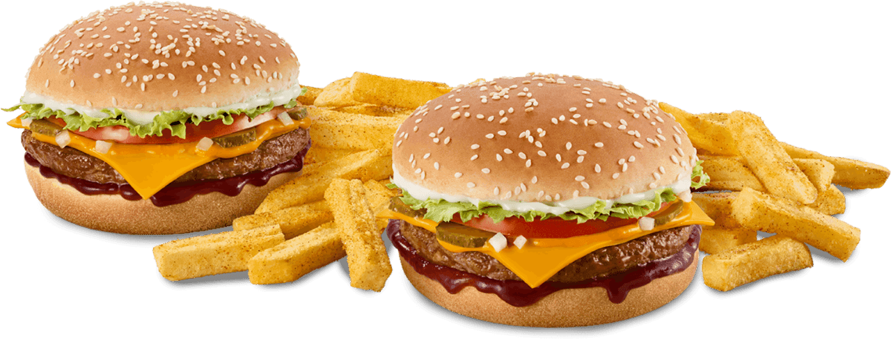 Mo' Cheese Burger & Chips